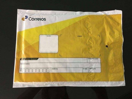 envelope de plástico correios